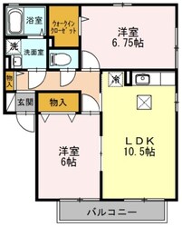 ベルソス　Ｅ棟の物件間取画像